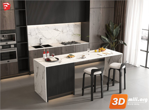 Kitchen island Skp Files